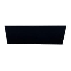 Meubelpoot zwart vierkant 16 bij 4,5 cm en hoogte 5 cm  van massief hout