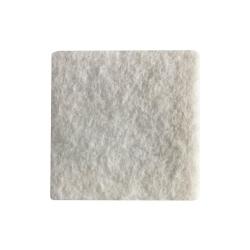 Witte viltschijf vierkant 5 cm (8 stuks)