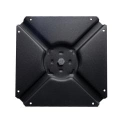 Stalen tulip tafelpoot zwart rond ø 6 cm en hoogte 72 cm 