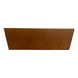Vierkanten schuinaflopende houten kersen meubelpoot 5 cm