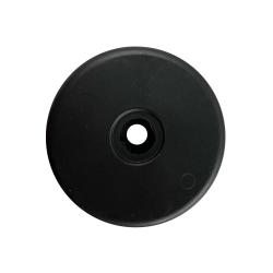 Plastic ronde meubelpoot 1,5 cm met pin 13 mm