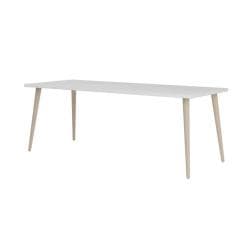 Meubelpoot  conisch Ø 3 cm en hoogte 72 cm  van massief hout - 4 stuks