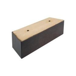 Meubelpoot rechthoek bruin 13 x 5,5 cm - hoogte 4 cm